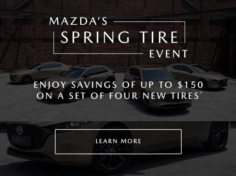 Mazda pneus printanier accueil